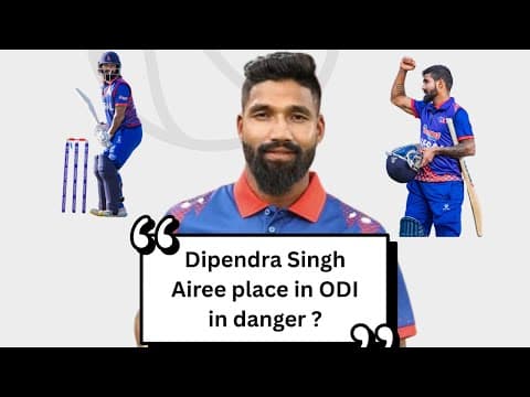 Dipendra Singh Airee in ODIs: Underperforming or Underrated?