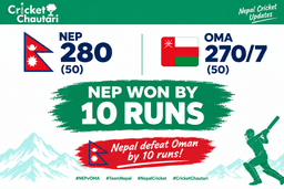 Nepal Edge Oman by 10 Runs in Thrilling Finish